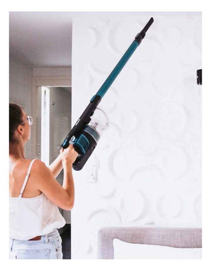 Cordless Vacuum with Self Cleaning Brushroll in Peacock Blue