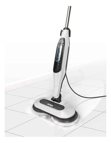 Steam and Scrub Mop in White/Grey