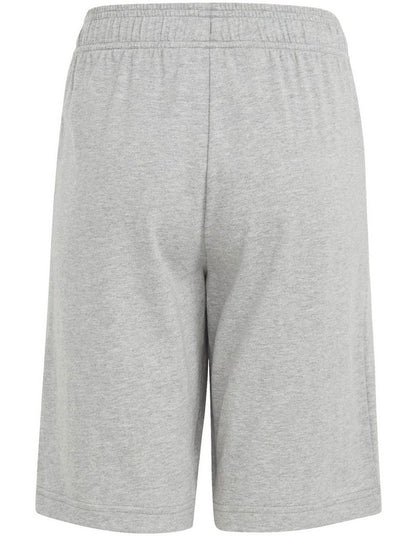 Big Logo Cotton Shorts in Medium Grey Heather