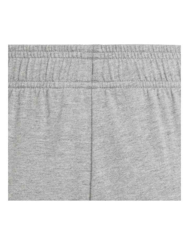 Big Logo Cotton Shorts in Medium Grey Heather