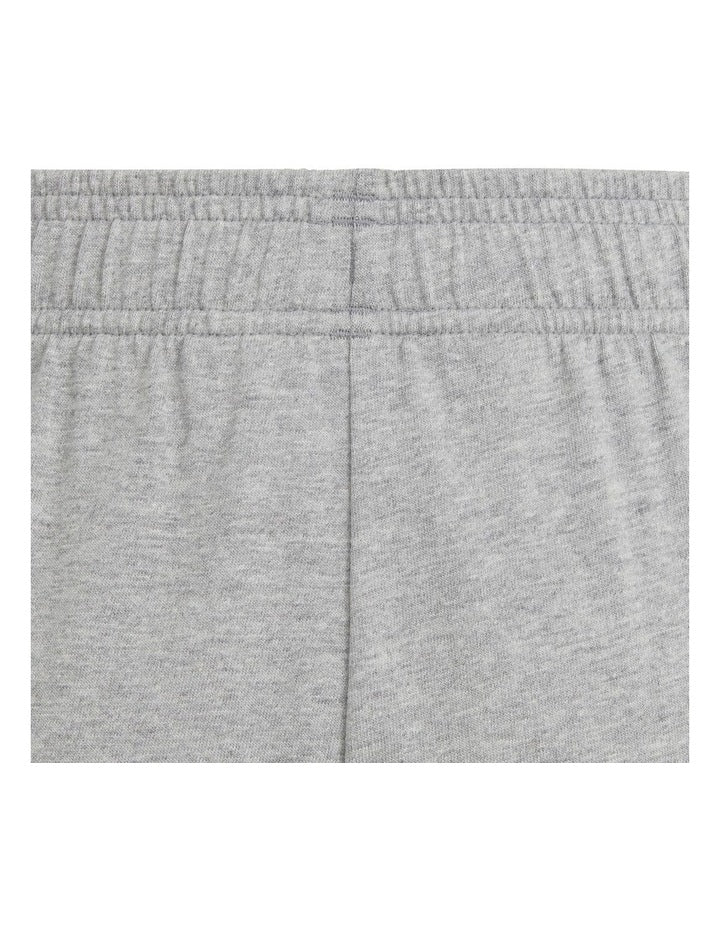 Big Logo Cotton Shorts in Medium Grey Heather