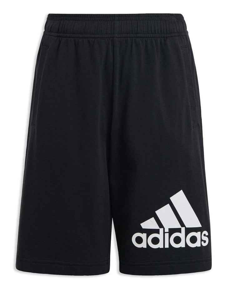 Essentials Big Logo Cotton Shorts in Black