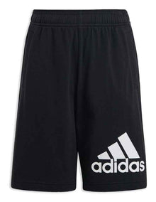 Essentials Big Logo Cotton Shorts in Black