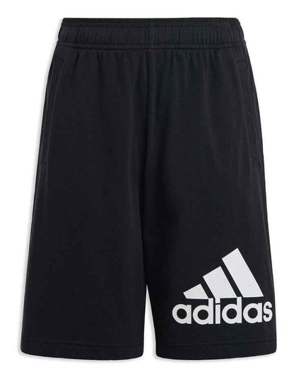 Essentials Big Logo Cotton Shorts in Black