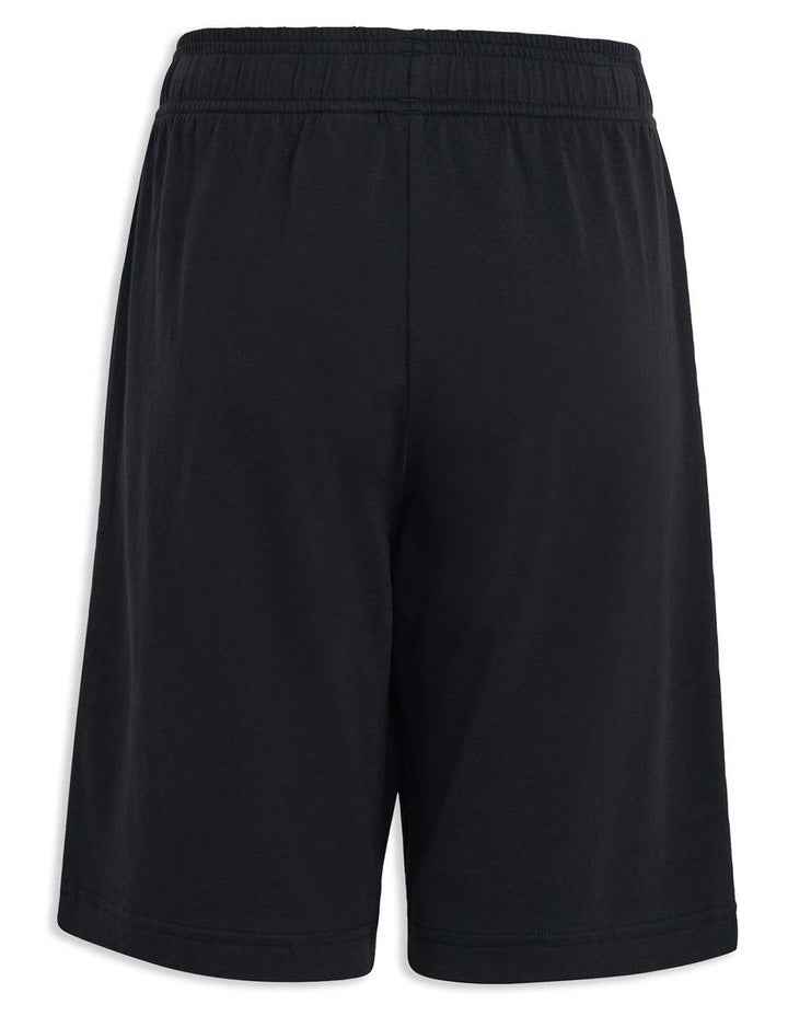 Essentials Big Logo Cotton Shorts in Black