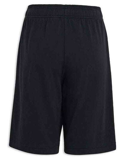 Essentials Big Logo Cotton Shorts in Black