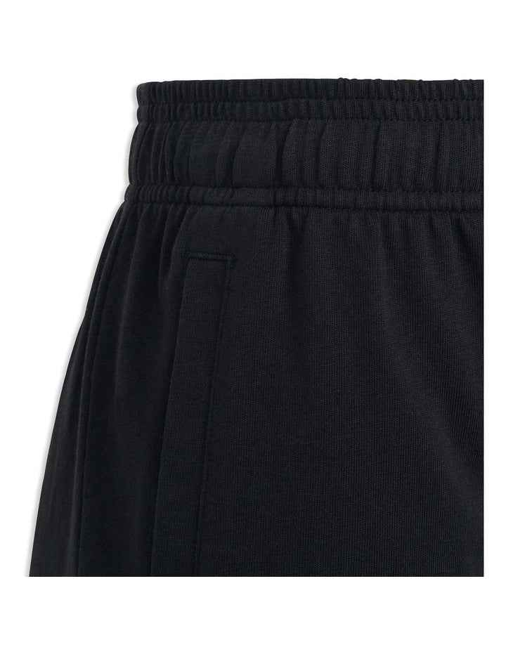 Essentials Big Logo Cotton Shorts in Black