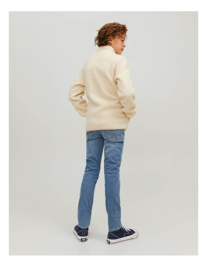 Glenn Original Slim Denim Jeans in Blue Denim