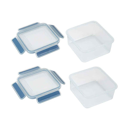 10 Pack Rectangle Clip Containers