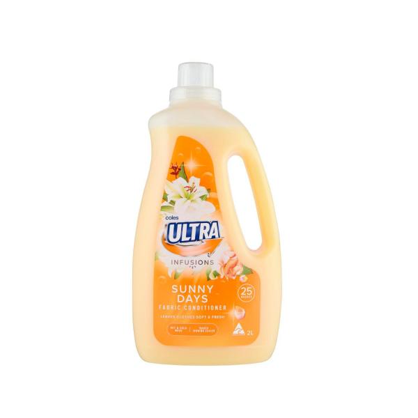 COLES ULTRA FABRIC CONDITIONER SUNNY DAYS 2L