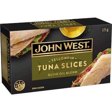 John West Yellowfin Tuna Slices In Olive Oil Blend 125g
