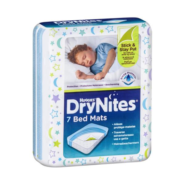 HUGGIES DRYNITES BED MATS: 7 PACK