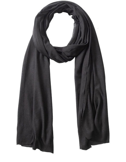 Lightweight Stretch Scarf in Black