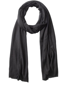 Lightweight Stretch Scarf in Black