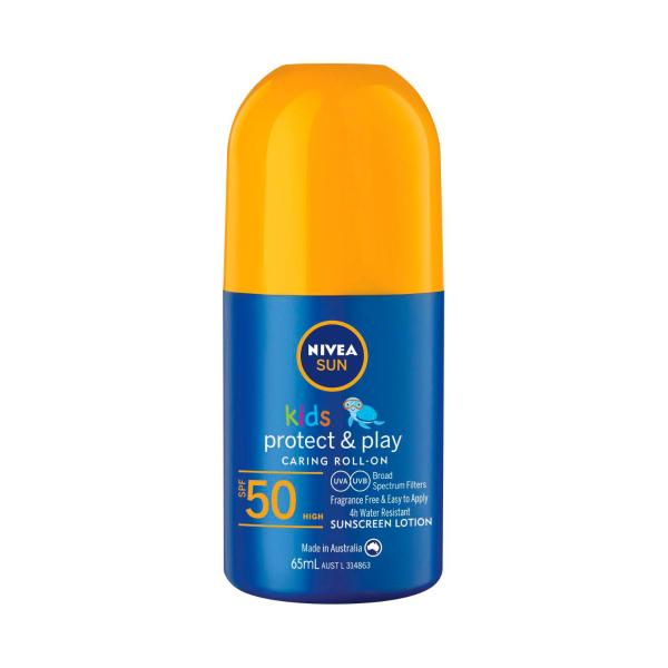 NIVEA SUN SPF50 KIDS ROLL ON SUNSCREEN LOTION 65ML
