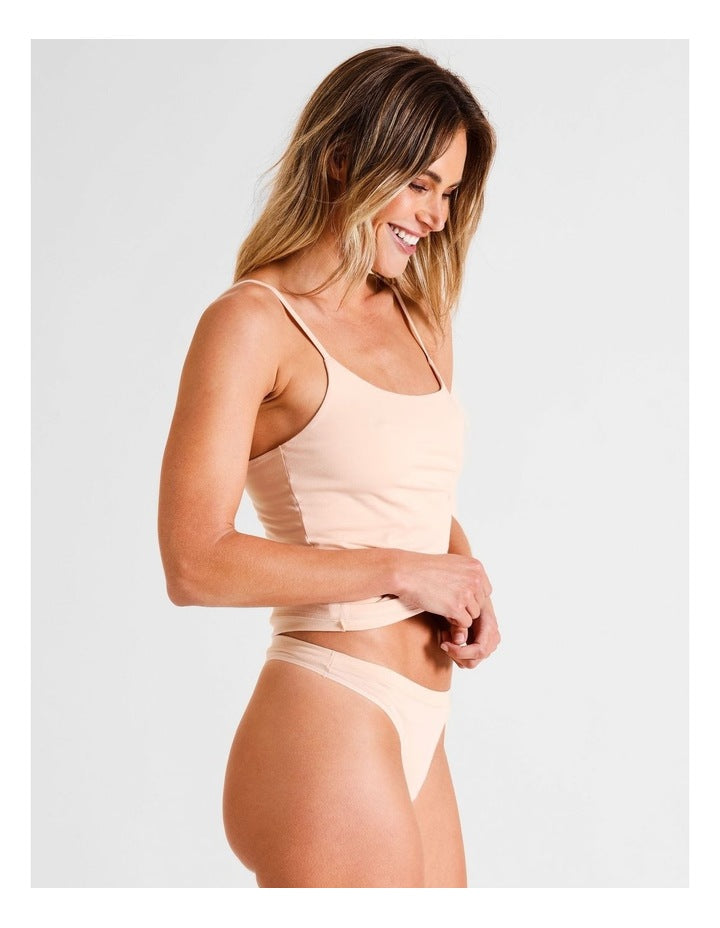 Organic Cotton G-string in Beige