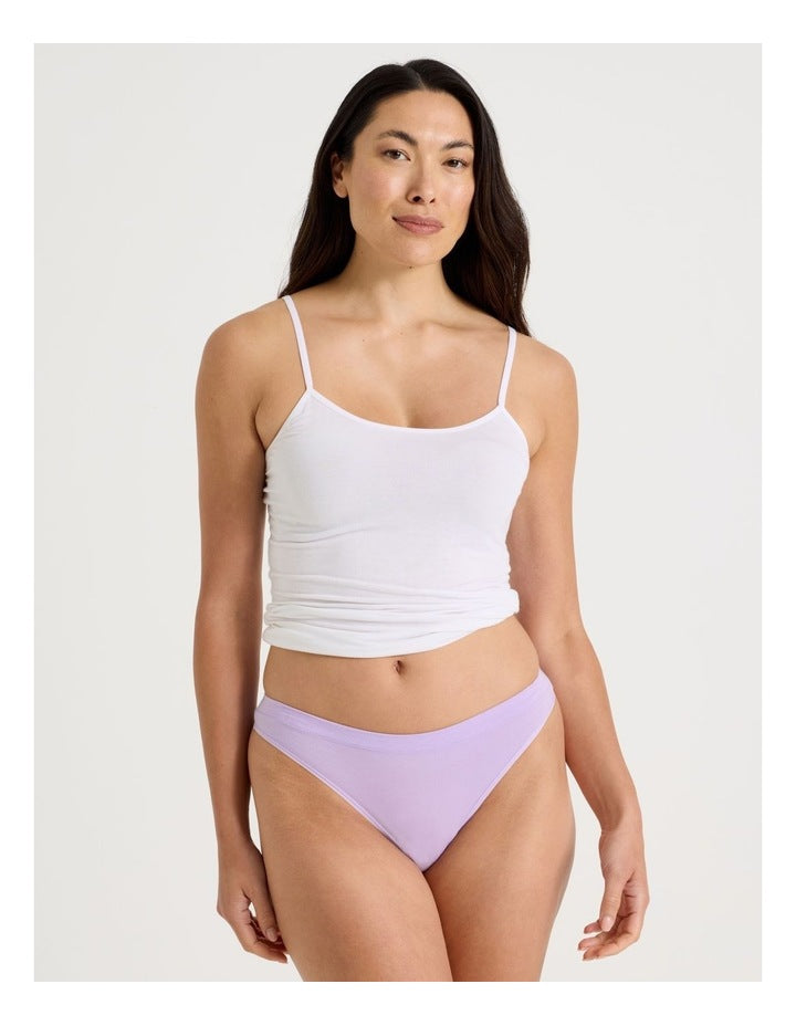 Organic Cotton G-string in Lilac