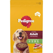 Pedigree Adult Dry Dog Food with Real Beef 3kg