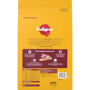 Pedigree Adult Dry Dog Food with Real Beef 3kg