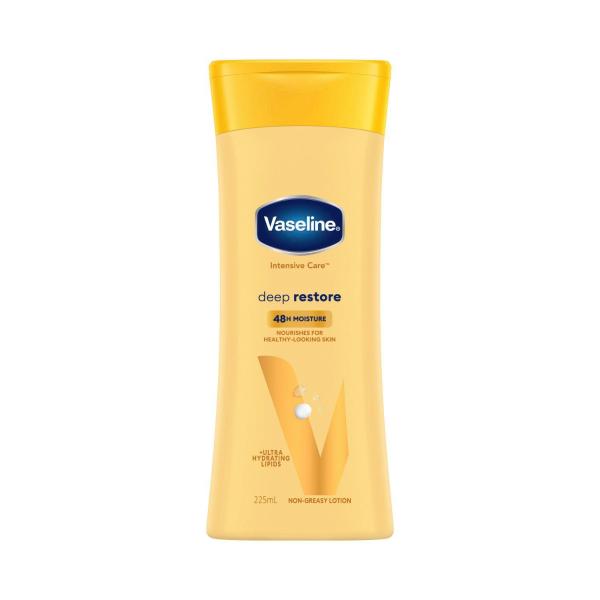 VASELINE MOISTURISING BODY LOTION INTENSIVE CARE DEEP RESTORE 225ML