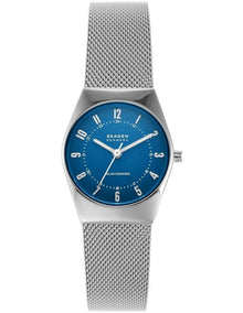 Grenen Lille Solar Powered Analogue SKW3080 Watch in Silver