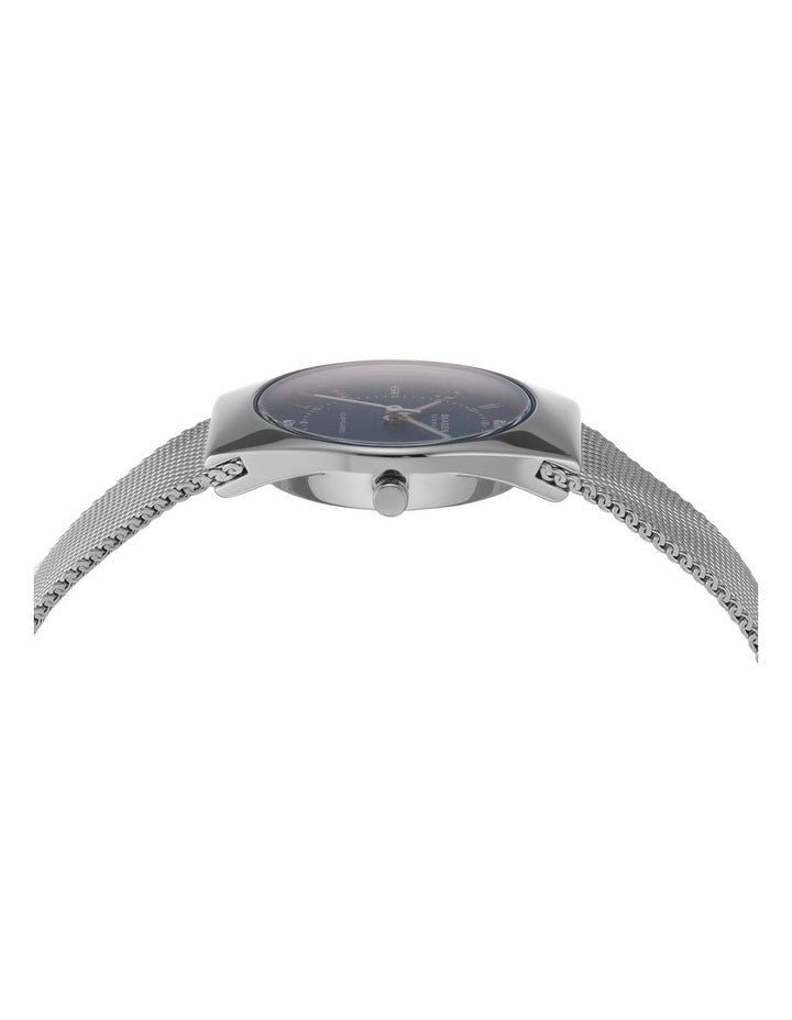 Grenen Lille Solar Powered Analogue SKW3080 Watch in Silver