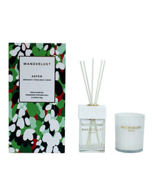 Wanderlust Diffuser & Candle Gift Pack Aspen