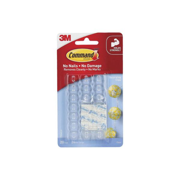 17026CLR Clips Decorator Clear
