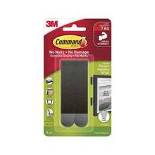 COMMAND HANGING STRIPS LARGE BLACK 17206BLK 4P