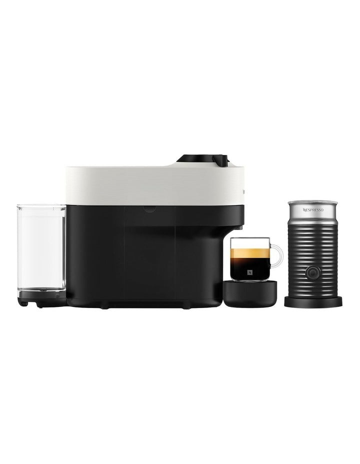 Vertuo Pop Capsule Coffee Machine Bundle BNV150WHT4JAN1  in Coconut White