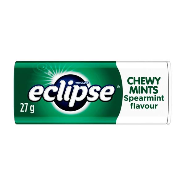 ECLIPSE SPEARMINT CHEWY MINTS TIN 27G