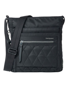 Orva Quilted Crossbody Bag in Black