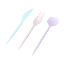 45 Piece Reusable Cutlery - Pastel