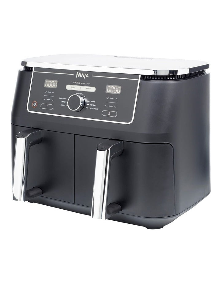 Max XXXL Dual Zone 9.5L Air Fryer in Black/Silver AF400ANZ
