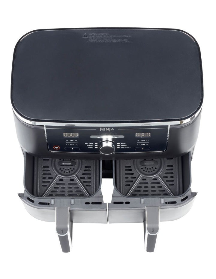 Max XXXL Dual Zone 9.5L Air Fryer in Black/Silver AF400ANZ