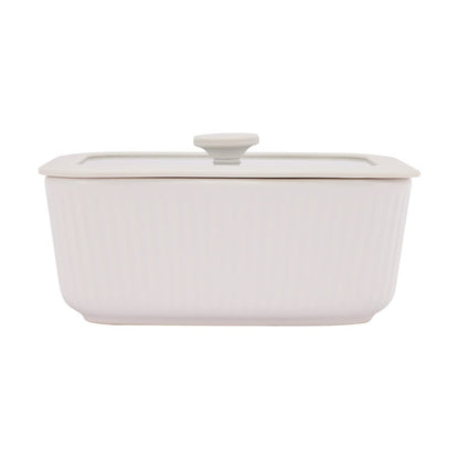 700ml Porcelain Container with Glass Lid