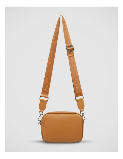 Plunder Web Crossbody Bag in Tan