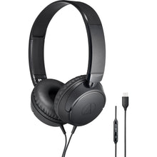 Audio-Technica ATH-S120 USB-C On-Ear Headphones (Black)