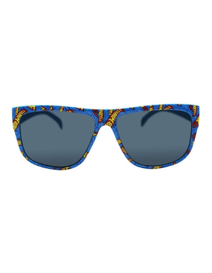 Flat Top Wrap Sunglasses in Multi