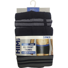 For Him Fly Front Trunks Large Assorted 3 pack