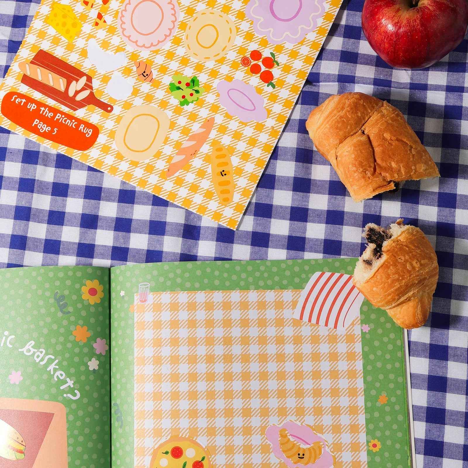 Picnic In The Park Sticker Activity Book with 340 Stickers (Paperback) by Journey Of Something Travel Toys