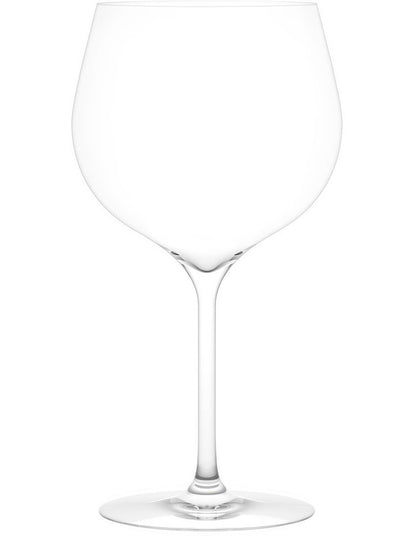 Vintage White B Wine Glass Set of 2