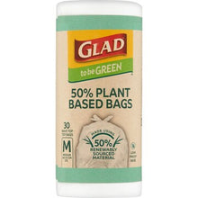 Glad To Be Green 50% Plant Based Kitchen Tidy Bags Medium 30 Pack