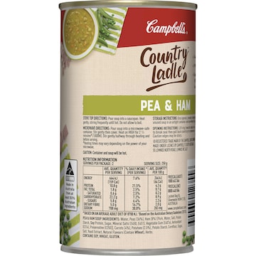 Campbell's Country Ladle Soup Pea & Ham 500g