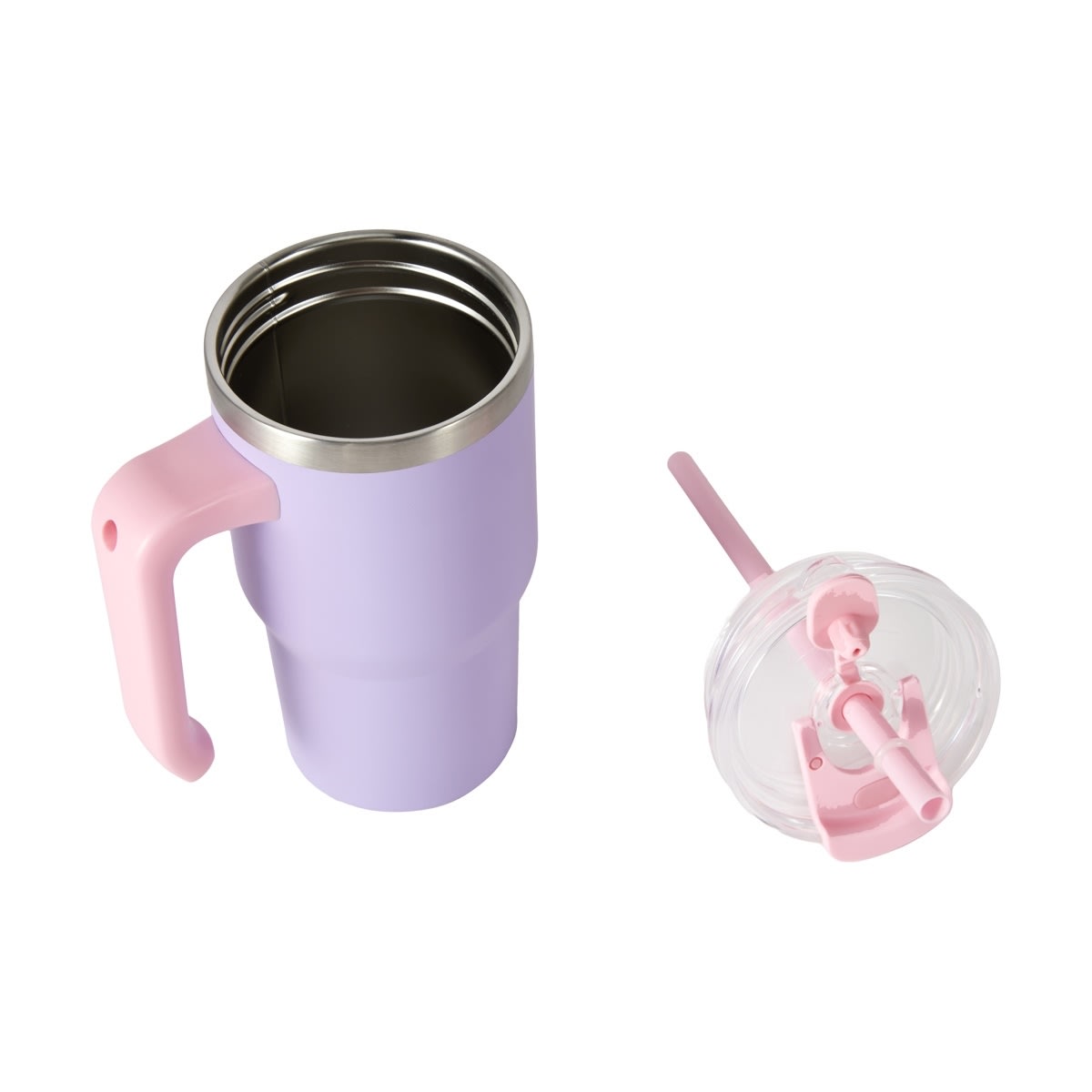 600ml Purple Tumbler with Handle