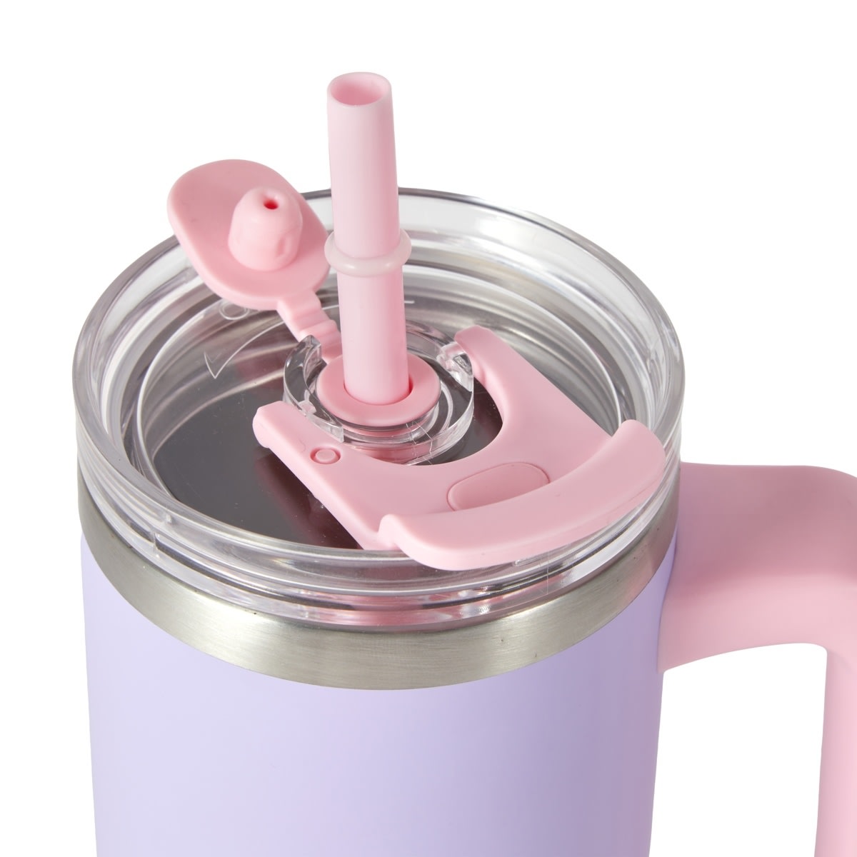 600ml Purple Tumbler with Handle