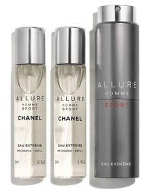 ALLURE HOMME SPORT EAU EXTR&#202;ME Twist and Spray Refillable Bottle 3 x 20 ml &#8722; Eau Extr&#234;me