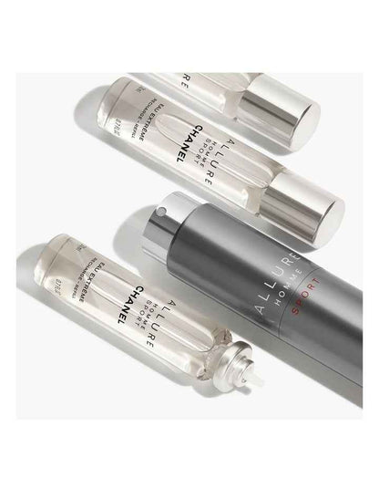 ALLURE HOMME SPORT EAU EXTR&#202;ME Twist and Spray Refillable Bottle 3 x 20 ml &#8722; Eau Extr&#234;me