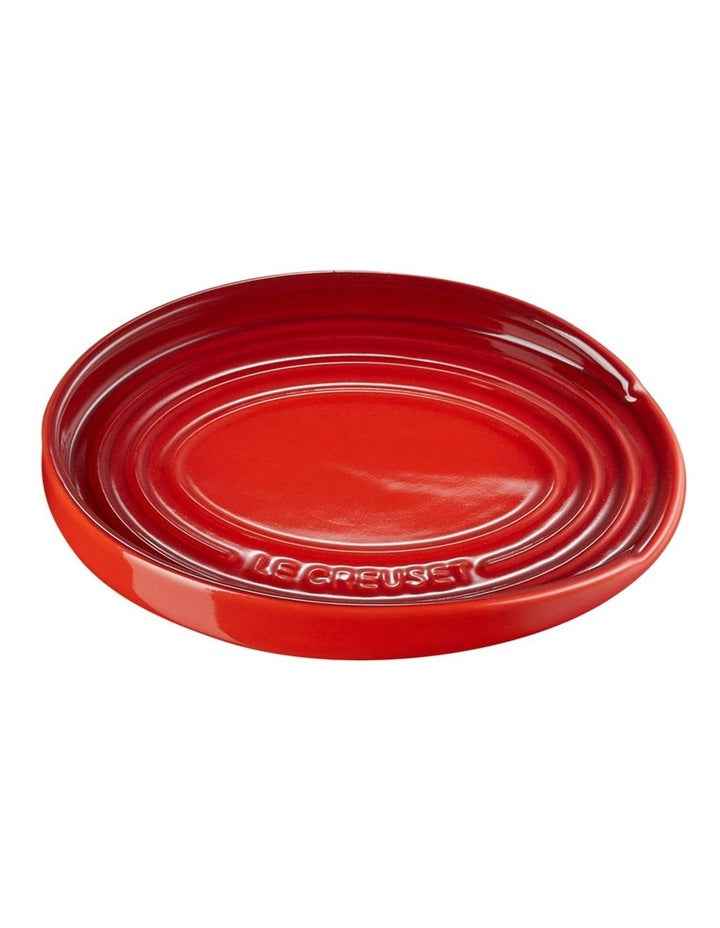Oval Spoon Rest in Cerise
