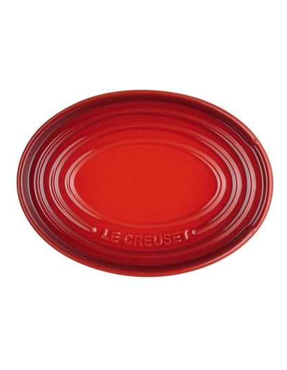 Oval Spoon Rest in Cerise
